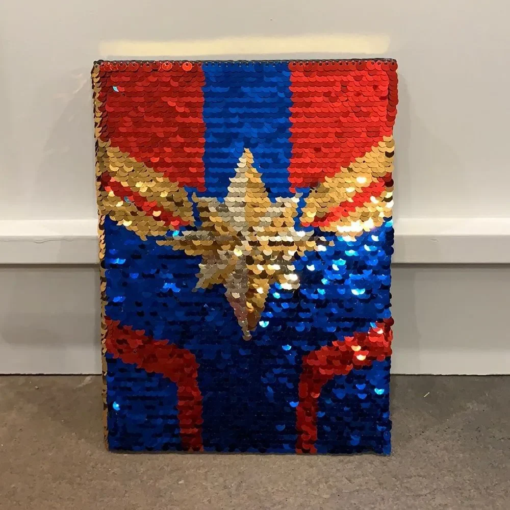 ✨ Captain Marvel Sequin Journal – NWT! ✨
